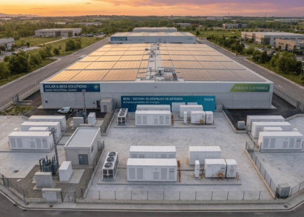 Almacenamiento de energía para industria (BESS)